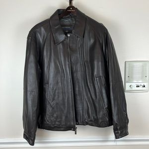 Perry Ellis Portfolio lamb skin jacket